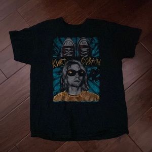 black kurt cobain tee